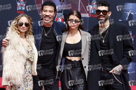 Hand and Footprint Ceremony mit Lionel Richie in Los Angeles