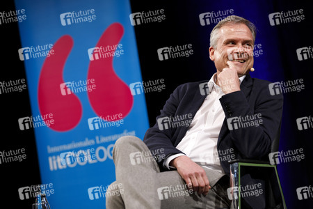 Axel Hacke und  Boris Palmer auf der lit.Cologne 2018 in Köln