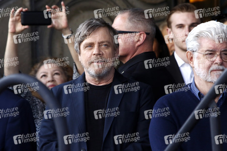 Mark Hamill erhält einen Stern auf dem Hollywood Walk of Fame in Los Angeles