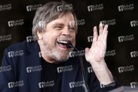 Mark Hamill erhält einen Stern auf dem Hollywood Walk of Fame in Los Angeles