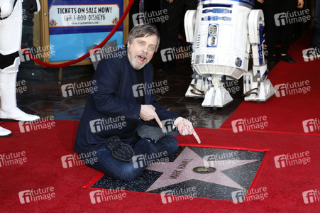 Mark Hamill erhält einen Stern auf dem Hollywood Walk of Fame in Los Angeles