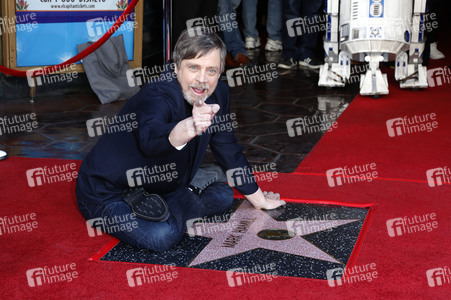 Mark Hamill erhält einen Stern auf dem Hollywood Walk of Fame in Los Angeles