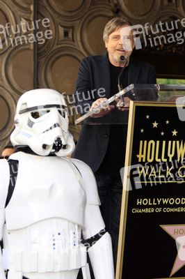 Mark Hamill erhält einen Stern auf dem Hollywood Walk of Fame in Los Angeles