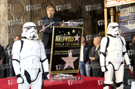 Mark Hamill erhält einen Stern auf dem Hollywood Walk of Fame in Los Angeles