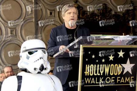 Mark Hamill erhält einen Stern auf dem Hollywood Walk of Fame in Los Angeles
