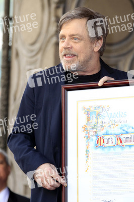 Mark Hamill erhält einen Stern auf dem Hollywood Walk of Fame in Los Angeles