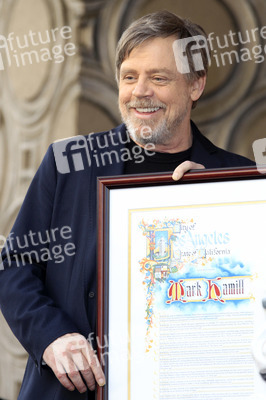 Mark Hamill erhält einen Stern auf dem Hollywood Walk of Fame in Los Angeles