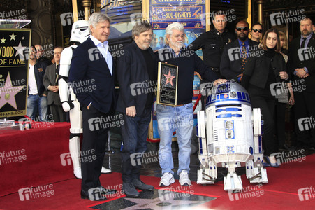 Mark Hamill erhält einen Stern auf dem Hollywood Walk of Fame in Los Angeles