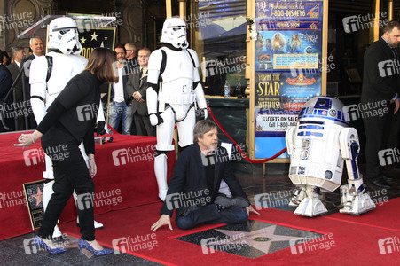 Mark Hamill erhält einen Stern auf dem Hollywood Walk of Fame in Los Angeles