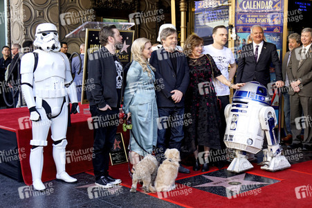 Mark Hamill erhält einen Stern auf dem Hollywood Walk of Fame in Los Angeles