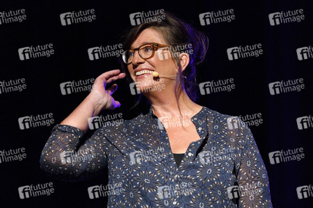 Marie Reiners, Bärbel Schäfer und Katja Riemann auf der lit.Cologne 2018 in Köln