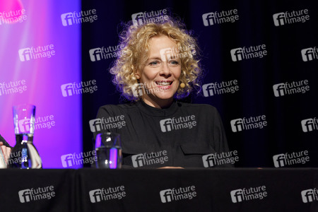 Marie Reiners, Bärbel Schäfer und Katja Riemann auf der lit.Cologne 2018 in Köln