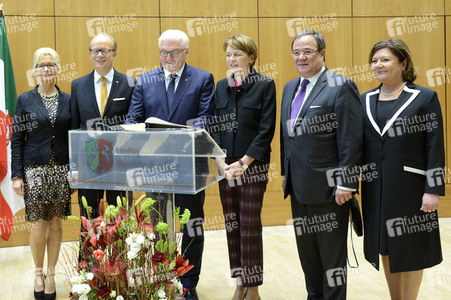 NRW Antrittsbesuch des Bundespräsidenten in Düsseldorf