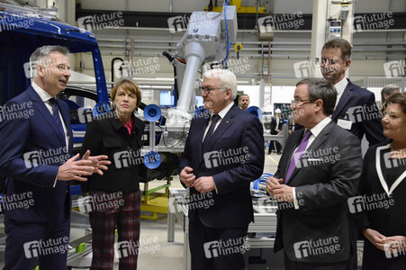 NRW Antrittsbesuch des Bundespräsidenten in Aachen