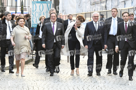 NRW Antrittsbesuch des Bundespräsidenten in Aachen