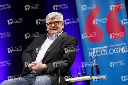 Joschka Fischer auf der lit.Cologne 2018 in Köln