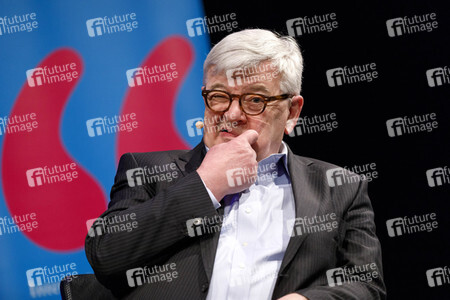 Joschka Fischer auf der lit.Cologne 2018 in Köln