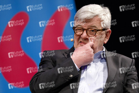 Joschka Fischer auf der lit.Cologne 2018 in Köln