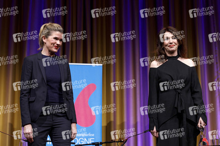 Iris Berben und Anke Engelke auf der lit.Cologne 2018 in Köln
