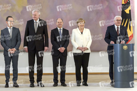 Ernennung der Mnister und Ministerinnen des neuen Bundeskabinetts in Berlin