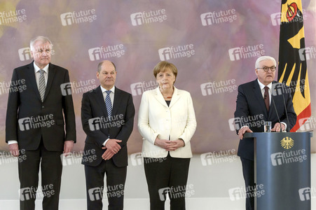 Ernennung der Mnister und Ministerinnen des neuen Bundeskabinetts in Berlin