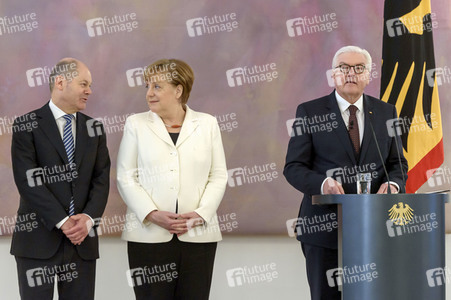 Ernennung der Mnister und Ministerinnen des neuen Bundeskabinetts in Berlin