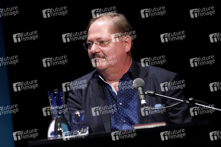 Andrew Sean Greer und Jürgen Tarrach auf der lit.Cologne 2018 in Köln
