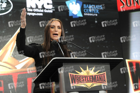 Pressekonferenz zur WWE WrestleMania in New York