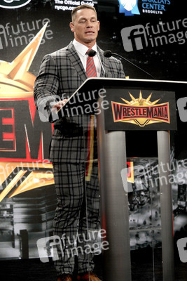 Pressekonferenz zur WWE WrestleMania in New York