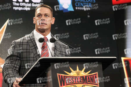 Pressekonferenz zur WWE WrestleMania in New York