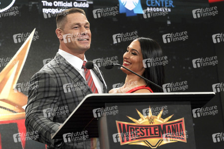 Pressekonferenz zur WWE WrestleMania in New York