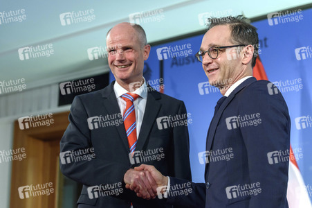 Pressekonferenz von Heiko Maas und Stef Blok in Berlin