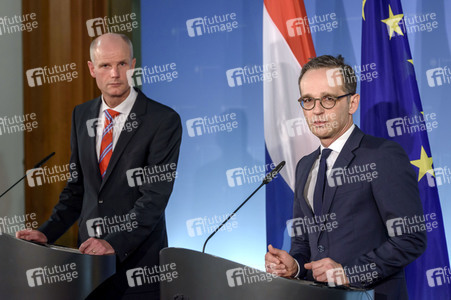 Pressekonferenz von Heiko Maas und Stef Blok in Berlin
