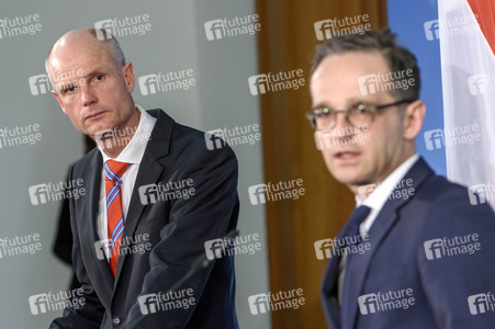 Pressekonferenz von Heiko Maas und Stef Blok in Berlin