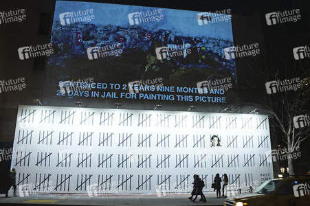 Banksy Protest gegen die Inhaftierung von Zehra Dogan in New York