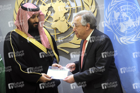 Prinz Mohammed bin Salman bei der UN in New York