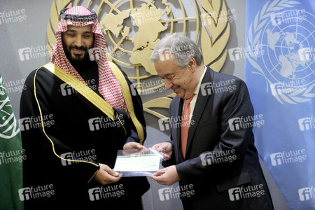 Prinz Mohammed bin Salman bei der UN in New York