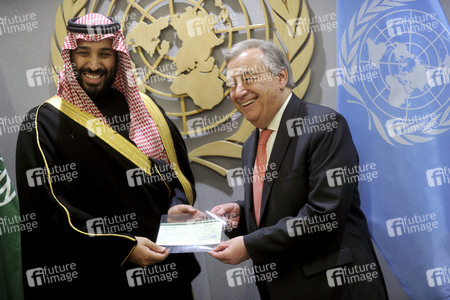 Prinz Mohammed bin Salman bei der UN in New York