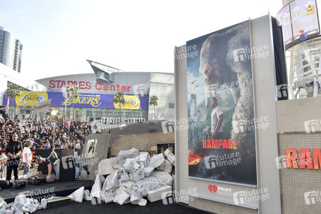 Filmpremiere 'Rampage - Big meets Bigger' in Los Angeles