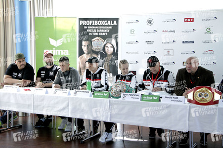 Pressekonferenz zum WBC-Titelkampft Eva Voraberger vs Nina Radovanovic in Wiener Neustadt