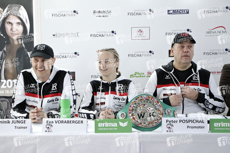 Pressekonferenz zum WBC-Titelkampft Eva Voraberger vs Nina Radovanovic in Wiener Neustadt