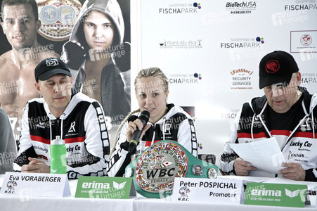Pressekonferenz zum WBC-Titelkampft Eva Voraberger vs Nina Radovanovic in Wiener Neustadt