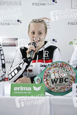 Pressekonferenz zum WBC-Titelkampft Eva Voraberger vs Nina Radovanovic in Wiener Neustadt