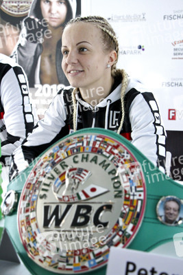 Pressekonferenz zum WBC-Titelkampft Eva Voraberger vs Nina Radovanovic in Wiener Neustadt