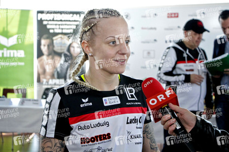 Pressekonferenz zum WBC-Titelkampft Eva Voraberger vs Nina Radovanovic in Wiener Neustadt
