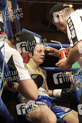WBC WM-Boxkampf Eva Voraberger vs. Nina Radovanovic in Wiener Neustadt