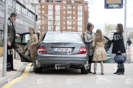 Die spanischen Royals beim Krankenbesuch in Madrid