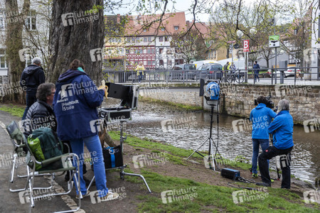Dreharbeiten zur Sendung 'Musik für Sie' in Erfurt