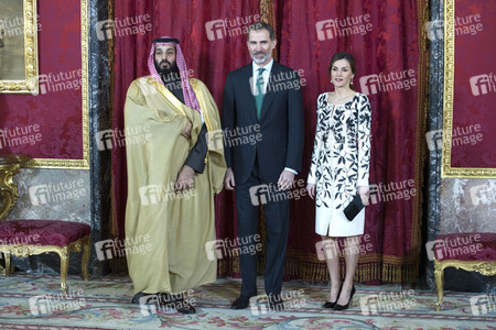 Empfang für Mohammed bin Salman in Madrid