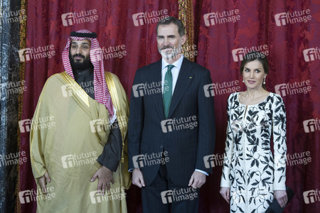 Empfang für Mohammed bin Salman in Madrid